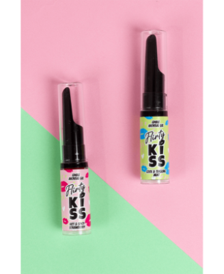 Gels pour Sexe Oral Fraise & Menthe  Flirty Kiss 2×8 gr Secret Play